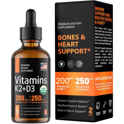 Vitamin D3 K2 Drops Adult Oral Liquid Strong Heart Bone Not Suitable for Newborns Pregnant Women