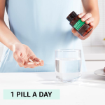 Adult Organic Biotin and Collagen Supplement Capsules Support Faster Hair Growth