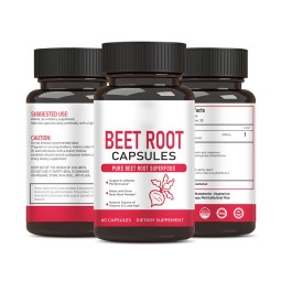 Daily Immune Support Multivitamin Beetroot Capsules Antioxidant Vitamin Health Blood and Heart Support