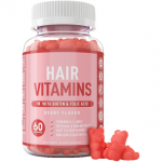 Vegan Hair Nails Vitamin Biotin Gummies Supplement Beauty Product for Adult Strong Shiny Hair