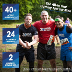 Manufacturer Direct Supply Men's All-in-One Multivitamin Gummies Vitamin Mineral Complex Gummies Adult