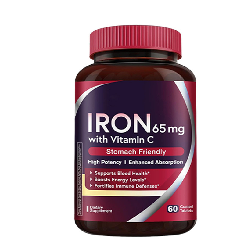 High Quality Bulk Vegan Iron Support Tablets Herbal Iron Supplement Adult Manufacturer Direct Pricing
