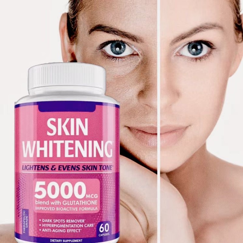 Private Label Glutathione Capsules Collagen L-Glutathione Vitamin C Skin Whitening Brightening Manufacturer Wholesale