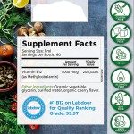 Natural Cherry Flavor Vitamin B12 Drops Well-Absorbed Dietary Supplement