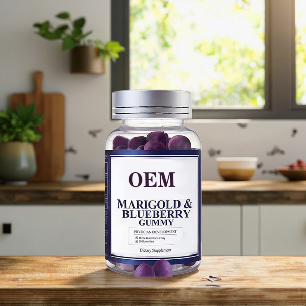 Natural Plant Bilberry Lutein Gummies for Eye Health and Night Vision Clarification Adult Vitamin Not for Newborns