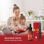 OEM Private Label Vegan Vitamin A B12 Drops with Vitamins and Minerals Energy