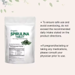 OEM Premium Spirulina and Chlorella Tablets Non-GMO Vegan Organic Spirulina Chlorella