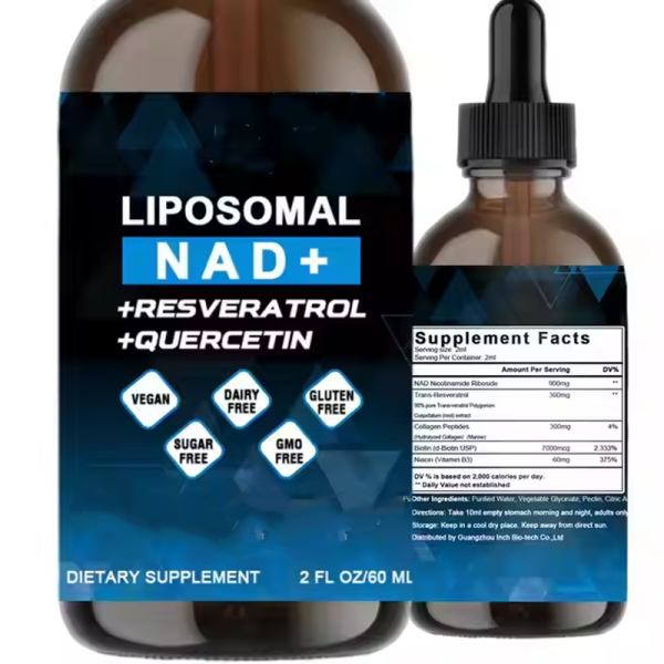 OEM Private Label 60ml NAD Nicotinamide Riboside Resveratrol Liquid