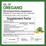 Organic Oregano Extract High-Efficacy Herbal Supplement Black Seed Oil Oregano Soft Capsules