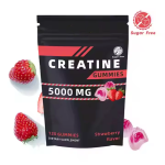 OEM Strawberry Flavor 5g Sugar-Free Creatine Monohydrate Gummies