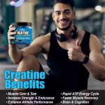 OEM 120-Count Sugar-Free Blueberry Flavor Creatine Monohydrate Gummies