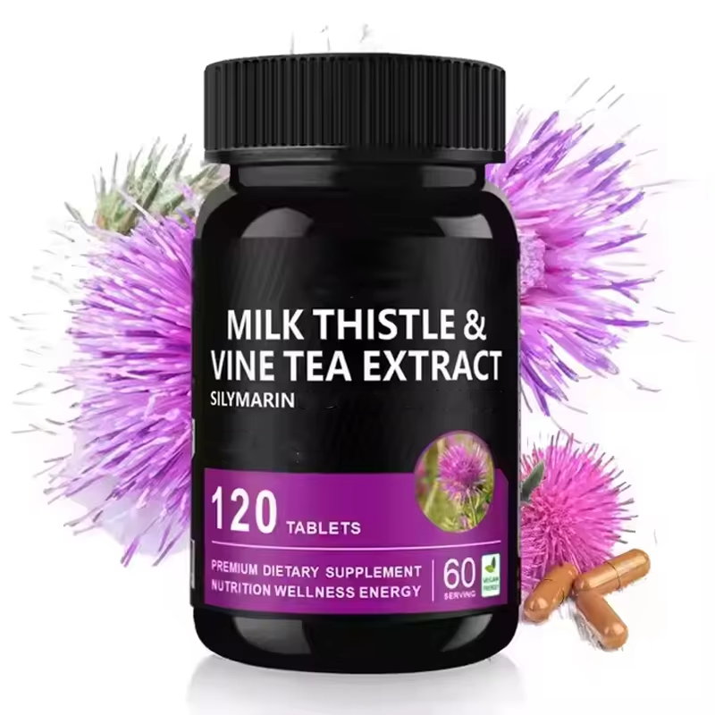 OEM Milk Thistle Plant Extract 500mg Dietary Supplement