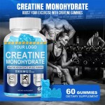 Besica Custom Creatine Gummy Bears Creatine Monohydrate Gummies Energy Muscle Builder Pre-Workout Supplement