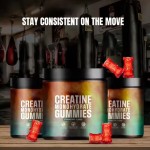 Besica BIOCCHN Custom Sports Pre-Workout Muscle Growth Creatine Monohydrate Gummies Energy Boost Creatine Gummy Supplement