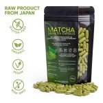 Besica OEM Private Label Organic Matcha Capsules - Natural Energy Boost - 100% Natural Antioxidant - Calm and Relaxation
