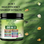 24-in-1 Soursop Capsules - Soursop Graviola Capsules with Shilajit