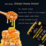 Besica Men's Custom Honey Shilajit - Pure Himalayan Shilajit Stick with Organic Honey and Saffron for Energy Support