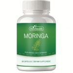 Besica Private Label OEM Pure Organic Moringa Leaf Powder Capsules 1300mg Moringa Leaf Powder Capsule Supplement