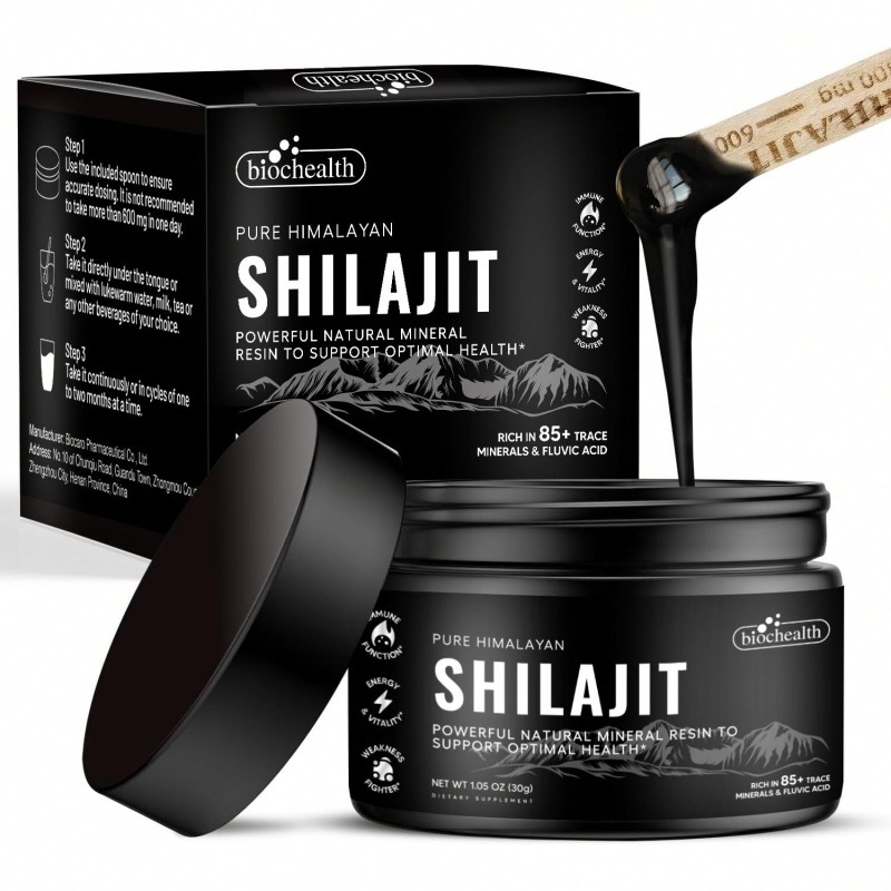 Besica OEM Organic Shilajit Paste Shilajit Extract Supplement Multiple Minerals Fulvic Acid Shilajit Resin Pure Himalayan