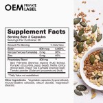 Besica OEM Hair Loss Supplement DHT Blocker Capsules Biotin Saw Palmetto Supplement Vegan Health Powerful Hair Vitamin Capsules