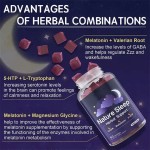Private Label Dietary Supplement Premium Vegan Melatonin Gummies Relaxation and Sleep