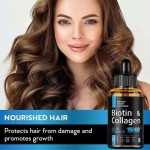Besica OEM Private Label Collagen Biotin Liquid Hair Growth Supplement Drops Support Hair Health Strong Nails and Glowing Skin