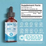 Besica OEM Ionic Zinc Liquid Drops Organic Ionic Zinc Drops Supplement Immune Booster Pure Zinc Drops