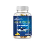 Natural Animal Tested Fish Oil Softgel Capsules for Increased Immunity