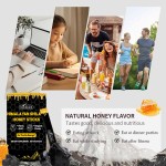 Besica OEM Shilajit Honey - 30 Sticks Pure Himalayan Shilajit Resin and Saffron for Energy and Cognitive Support for Men and Women