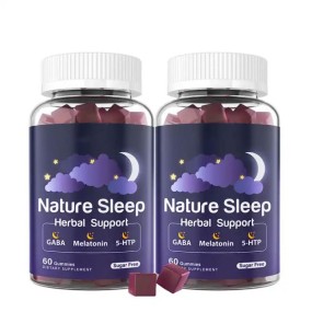 Private Label Dietary Supplement Premium Vegan Melatonin Gummies Relaxation and Sleep