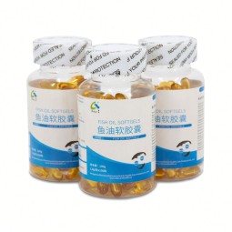 Health Food Supplement Deep Sea Fish Oil Softgel Capsules