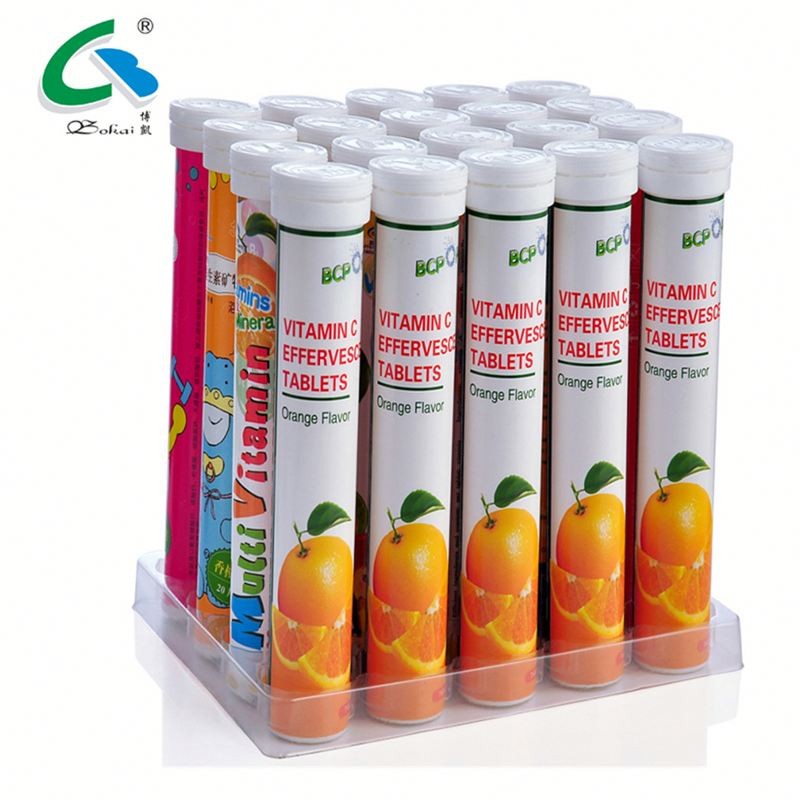 GMP Certified Vitamin C Effervescent Tablets Making White Skin Health Product