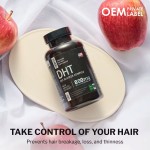 Besica OEM Hair Loss Supplement DHT Blocker Capsules Biotin Saw Palmetto Supplement Vegan Health Powerful Hair Vitamin Capsules
