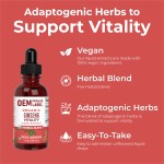 Besica OEM Ginseng Water Drops with Ginseng Root Ashwagandha Root and Maca Root Drops Herbal Supplement