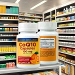 Supplement Coenzyme Q10 Softgel Capsules for Adult Heart Health Antioxidant Promote Reduce Fatigue Nervous System Health