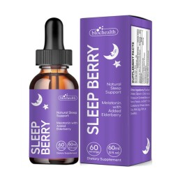 Besica Hot Seller OEM 60ml Oral Liquid Melatonin Supplement 10mg Melatonin Drops Children Safe Sleep Aid