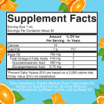 OEM/ODM Orange Omega-3 Drops | Premium Vitamin Supplement | Optimal Wellness Support