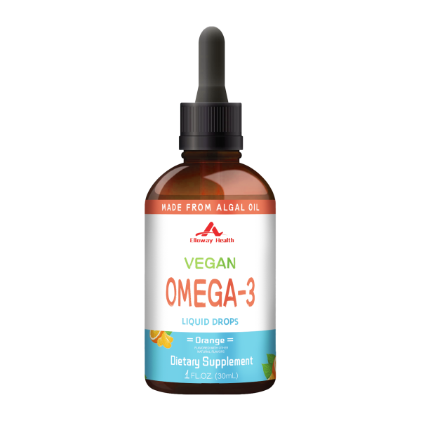 OEM/ODM Orange Omega-3 Drops | Premium Vitamin Supplement | Optimal Wellness Support