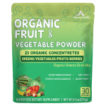OEM/ODM Organic Fruit and Vegetable Blend Powder | Daily Nutrition Boost | Adult Daily Supplement Pouch