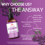 OEM/ODM Pure Elderberry Liquid Drops | Immune Support | Daily Wellness Herbal Extract