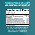 OEM/ODM 6-in-1 Mushroom Power Blend | Immune Boost + Energy Vitality | Premium Herbal Supplement