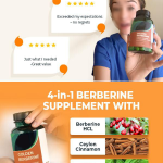 OEM/ODM Berberine HCL & Ceylon Cinnamon Capsules for Metabolic Balance Bulk Wholesale & Custom Formulation