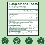 Apple Flavor Essential Fruit Probiotic Powder Dietary Supplement Gut Health & Natural Vitality Spirulina Base Bar