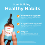 OEM/ODM Orange Flavor Omega-3 Drops | Premium Fish Oil Supplement | Heart & Brain Health Support