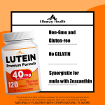 Improved Lutein Extract Zeaxanthin Chewable Tablets Candy with Vitamin C Orange Flavor