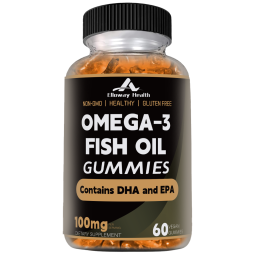 OEM/ODM Wholesale Custom Non-GMO Fish Oil Gummies with EPA DHA Omega-3 Dietary Supplement
