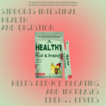 Apple Flavor Essential Fruit Probiotic Powder Dietary Supplement Gut Health & Natural Vitality Spirulina Base Bar