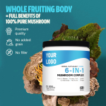 OEM/ODM Six-in-One Mushroom Blend | Immune Support & Vitality | Herbal Power Supplement