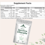 Organic Spirulina & Chlorella Tablets - Algae Superfood Blend | Clean Energy & Natural Detox