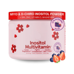 OEM/ODM TikTok Trending Myo-Inositol & D-Chiro Inositol Powder Strawberry Enriched with DIM